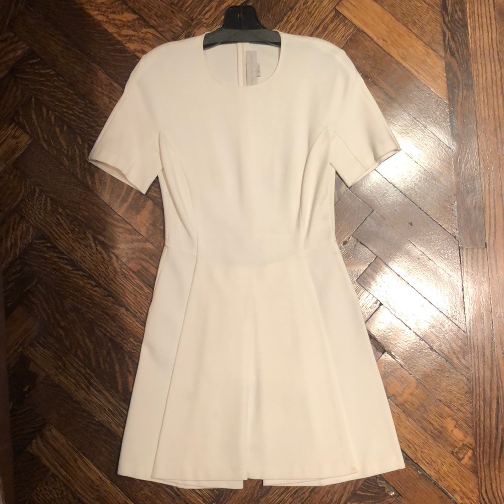 STELLA MCCARTNEY OFF WHITE MINI DRESS SIZE 42/8